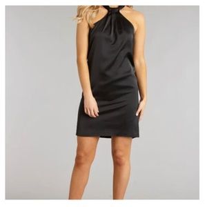 Lauren James Luna Halter Dress (Black)